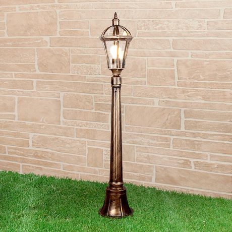 Светильник садово-парковый Capella F черное золото | a025014 Elektrostandard