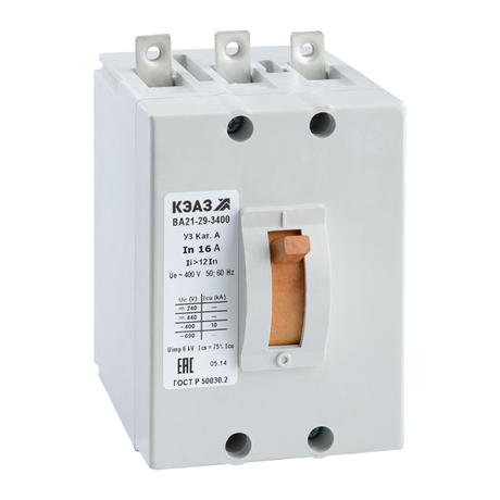 Выключатель автоматический ВА21-29В-340010-4А-4Iн-690AC-У3 | 100838 КЭАЗ
