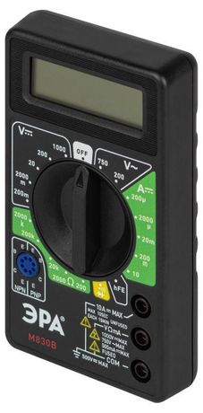 Мультиметр цифровой модель M830B | Б0055796 ЭРА