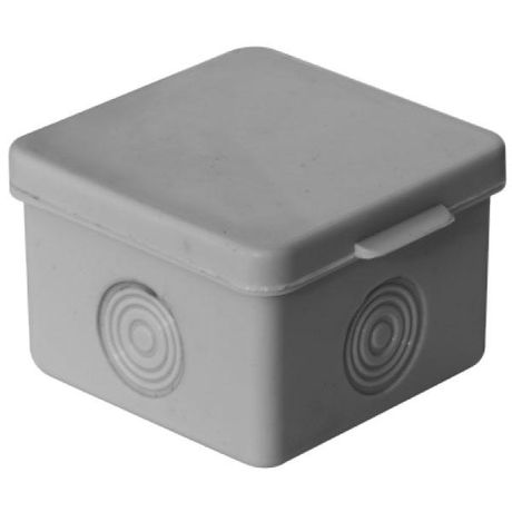 Коробка распаячная ОП 65х65х50мм без гермовводов сер. Урал Пак КО-51117065-150 У.ПАК