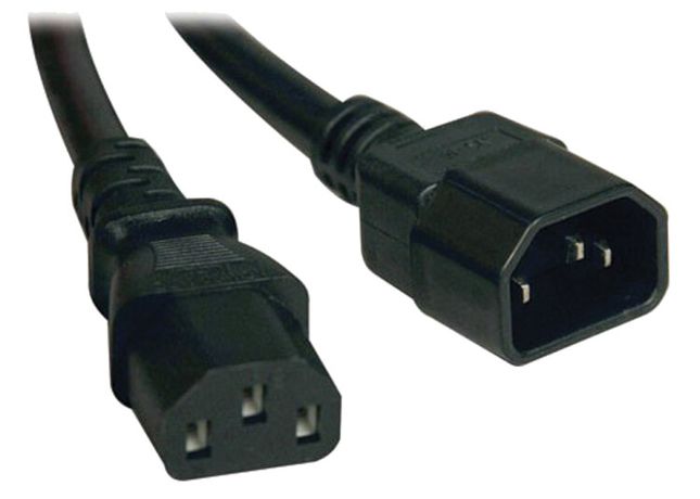 Кабель электропитания PDU 3х1,5 5М с разъёмами С13-C14 | PC-C13C14-5M ITK IEK