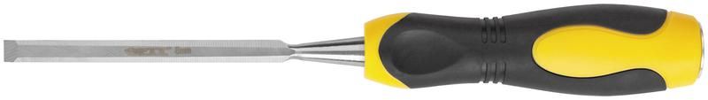 Стамеска профи CrV двухцветная прорезиненная ручка 8мм FIT 43172 РОС