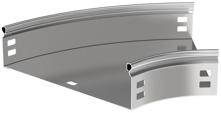 Поворот плавн. 45град тип Г01 ESCA 80х400мм IEK | CPG01-0-45-080-400