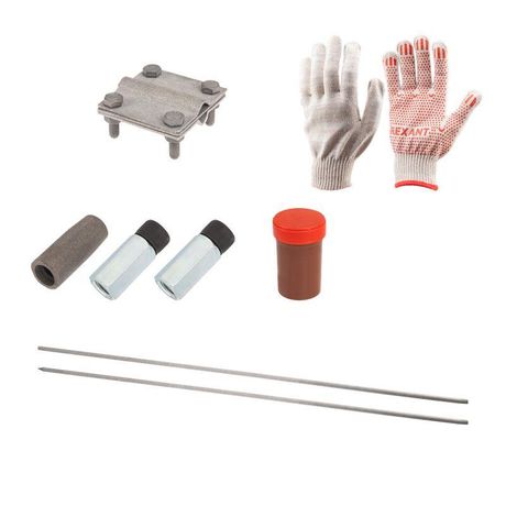 Комплект заземления с заострением 3м, d16 | 11-3000-03 REXANT MEET