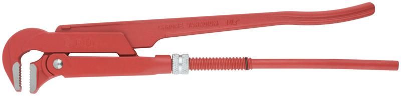 Ключ трубный газовый CrV Профи 90гр (тип L) 1.5дюйм FIT 70445 РОС