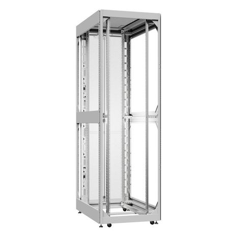 Шкаф серверный 42U 800х1200 передняя дверь: без. задняя двустворчатая перфорированная IP20. боковые панели: цвет: серый RAL7035 - EX 8242.7040 SYSMATRIX