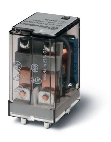 Миниатюрное силовое электромеханическое реле; монтаж на печатную плату; 2CO 12A; контакты AgCdO; катушка 110В AC | 564281102000 Finder 56.42.8.110.2000