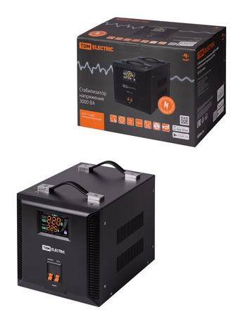 Стабилизатор напряжения БСР1-3,0 кВА электронный переносной | SQ1201-0035 TDM