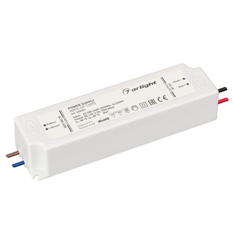Блок питания ARPV-SP-12075 (12V, 6.3A, 75W) (IP67 Пластик, 5 лет) - 045751 Arlight