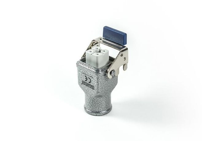 Розетка 4 полюса 10А верхний ввод EMAS EBM04PU36