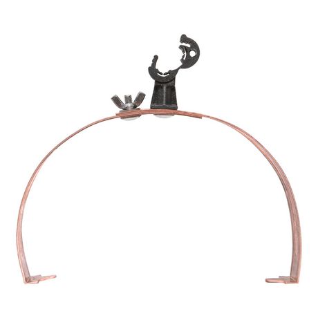 Держатель коньковый регулируемый большой с пластиковым фиксатором 230-350мм Cu EKF PROxima | lp-42310-cu