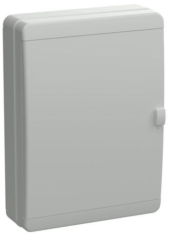 Корпус пластиковый навесной на 54 модулей КМПн-54 IP65 серый непрозрачная дверь TEKFOR | TF5-KP73-N-54-65-K03-K03 IEK