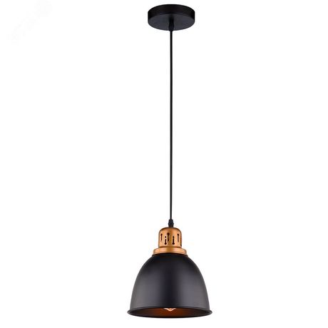 Светильник подвесной EURICA E27 1х60Вт Металл Чёрный - A4245SP-1BK Arte Lamp