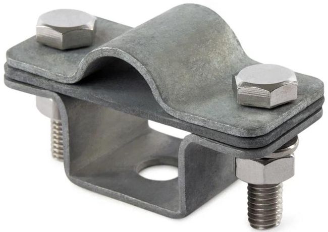 Держатель стержня молниеприемного D 16 мм, с фланцем, сталь(113 Z-16) | 5412609_V1 OBO Bettermann