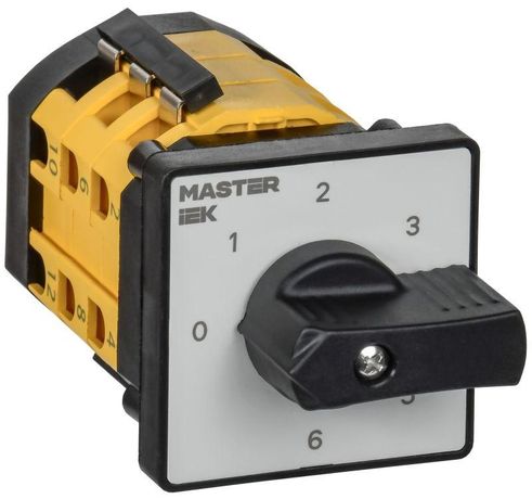 Переключатель кулачковый стандартная рукоятка 10А схема 111 | MI-CS10-010-111 IEK