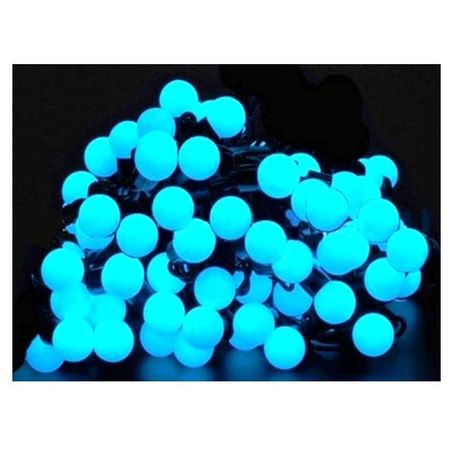 Гирлянда LDBL048B-10-C(40) синие жемчуж. шарики SHLights 4610003324964