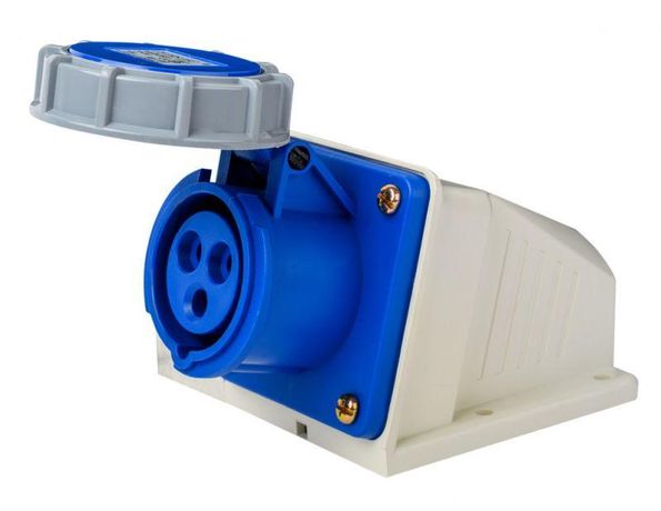 Розетка стационарная 2Р+РЕ 16А 220В IP67 РС-103 DEKraft 26196DEK APC