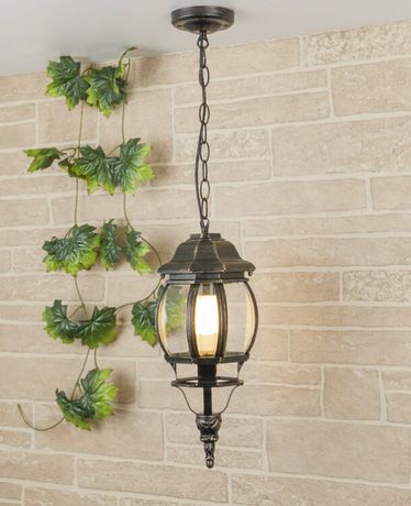 Светильник садово-парковый настенный 1001H черное золото / 1045 (GL 1001H) | a034298 Elektrostandard