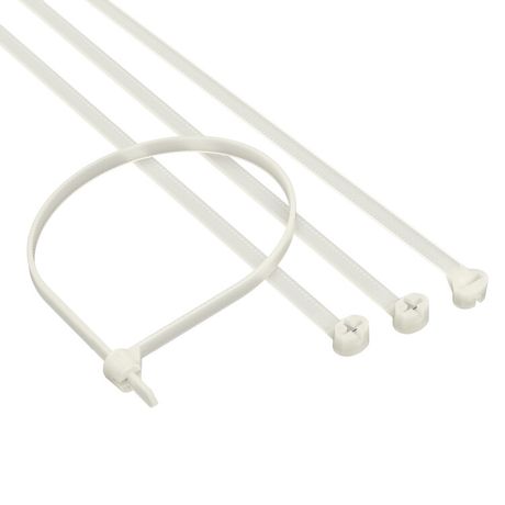 Хомут кабельный 4.8х250 P6.6 с двойн. замком бел. (уп.100шт) DKC 21216SR ДКС