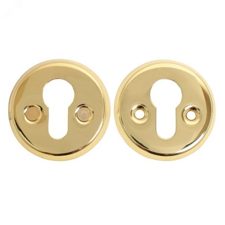 Накладка для ц/м АЛЛЮР 016PZ-55 PB золото финских дверей - 14059 ПТК