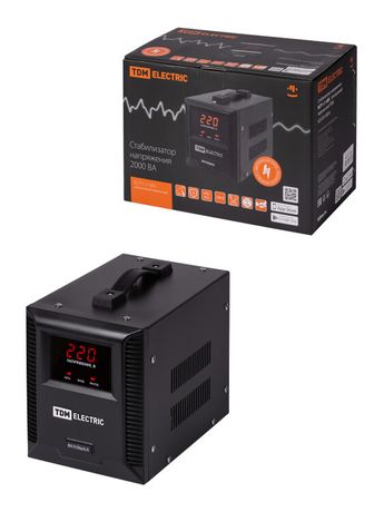 Стабилизатор напряжения БСР1-2,0 кВА электронный переносной | SQ1201-0034 TDM