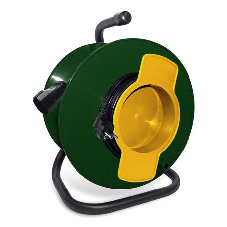 Удлинитель на катушке 1х50м с заземл. 16А IP20 3.5кВт выносн. розеткой защ. крышкой Союз 481S-2405