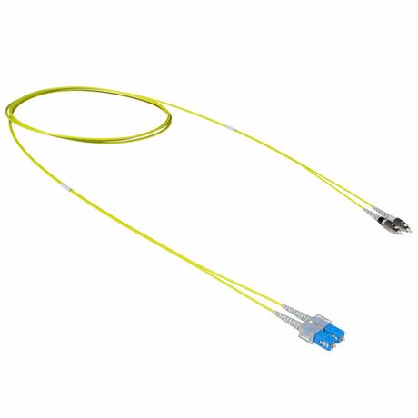 Оптический коммутационный шнур переходной Duplex SC-UPC/FC-UPC, 9/125 OS2, 2 м | RNPC9DCUFU2 DKC ДКС