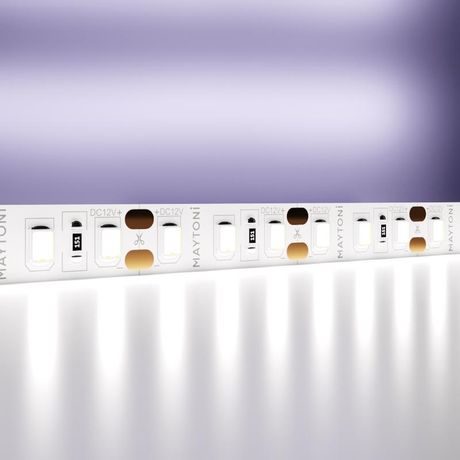 Лента светодиодная 12В 2835 9.6Вт/м 6000К IP20 (уп.5м) Maytoni 10110