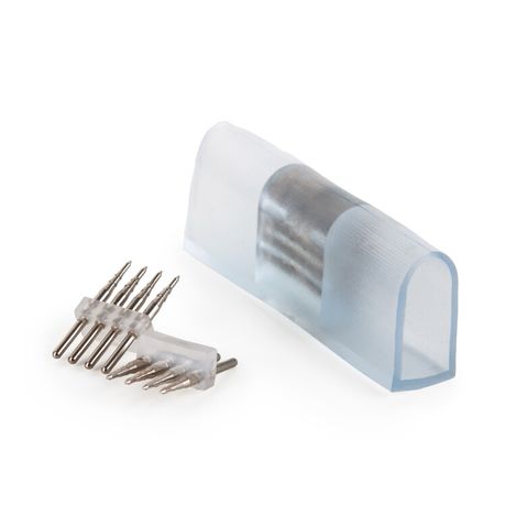 Переходник для неона LS001 220V 5050 RGB односторонний (10pkt) (PSL-12) | a043637 Elektrostandard