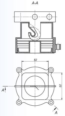 Коробка потолочная для крепления светильника Л253 Михнево 019034 Михневский завод электроизделий