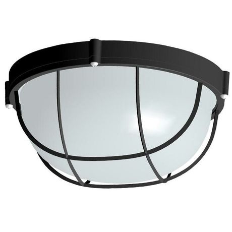 Светильник НПП 03-100-010 "Банник" 1102 круг большой 1х100Вт E27 IP65 корпус с решеткой черн. Элетех 1005500927