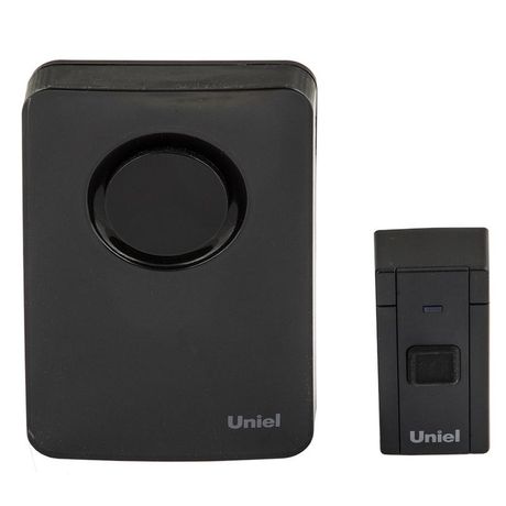 Звонок электронный UDB-092W-R1T1-36S-BL 220В 36 мелодий Блистер Черный ТМ Uniel - UL-00006437