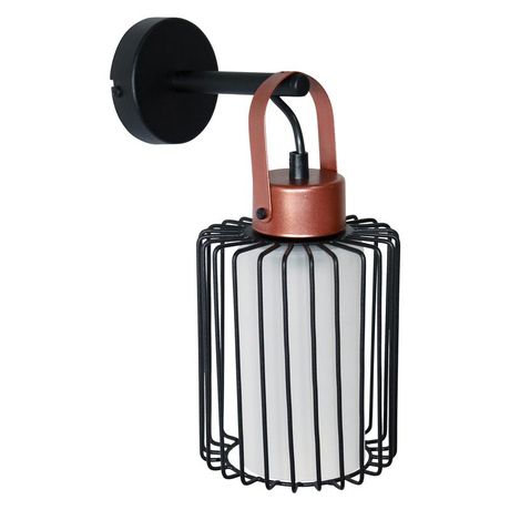 Светильник Манго 511 черн.муар медь (Плафон 9001) НББ 01-60-166 Е27 настенный - 1005405090 Элетех
