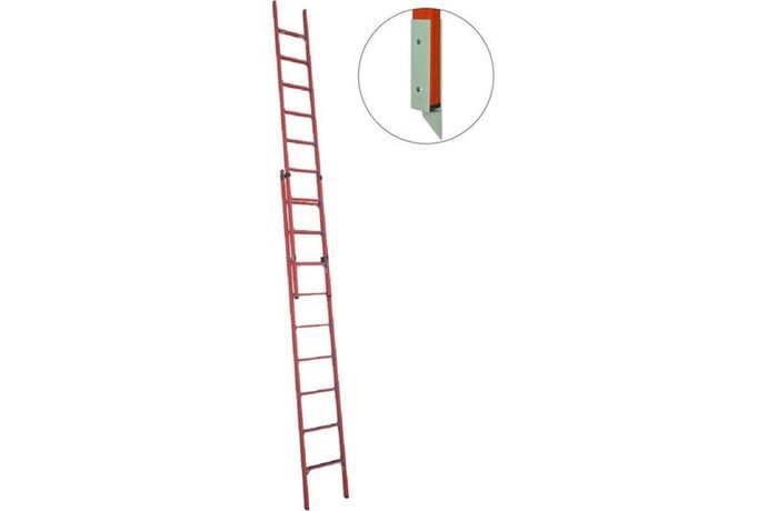 Лестница стеклопластиковая приставная раздвижная диэлектр. ЛСПРД-6.0 Евро МГ Диэлектрик Д471577