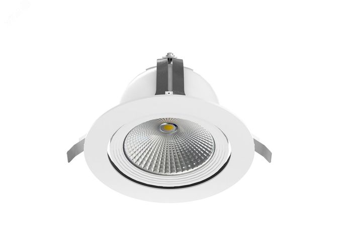 Светильник LED ДАУНЛАЙТ ОКО СВО CRI90 40Вт 4700Лм КСС Г60 4,0К IP44/20 прозрачный рассеиватель - LE-СВО-16-040-8879-44Д ЛЕД-Эффект