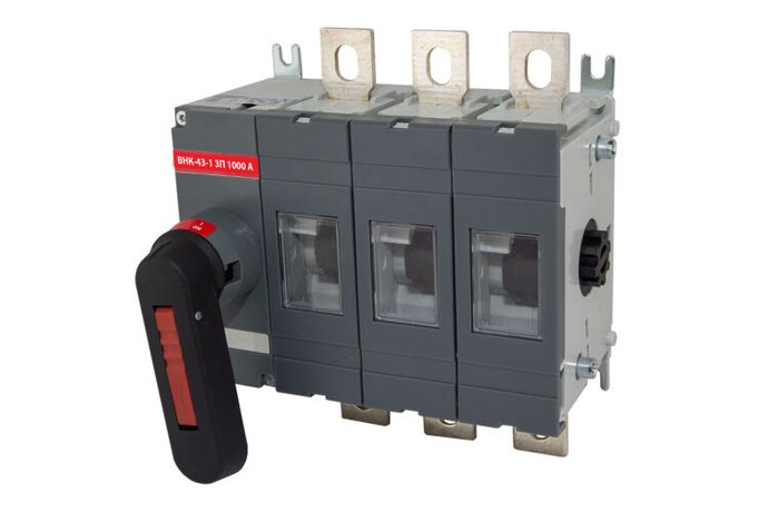Рубильник ВНК-43-1 3П 1000А с установленной фронтальной ручкой управления | SQ0744-0008 TDM