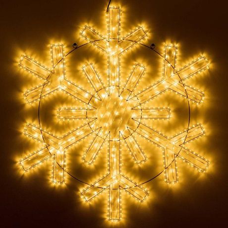 Фигура ARD-SNOWFLAKE-M11-1250x1200-604LED Warm (230V, 36.5W) (Ardecoled, IP65) | 034261 Arlight
