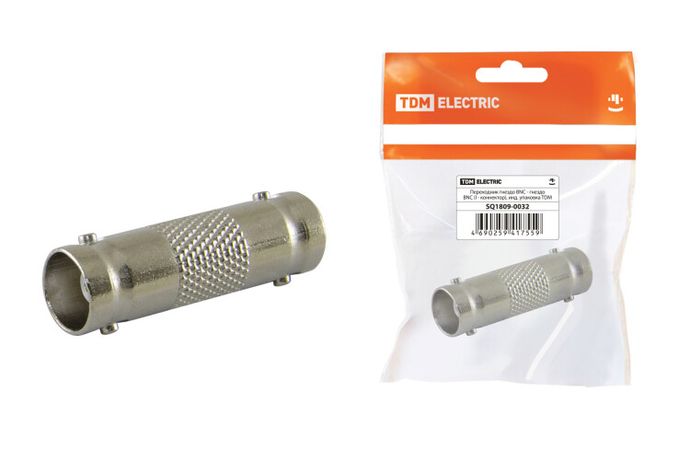 Переходник гнездо BNC - (I коннектор), инд. упаковка | SQ1809-0032 TDM