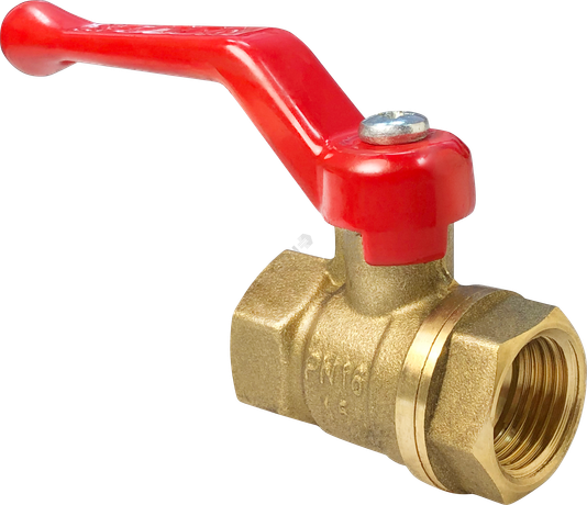 Кран шаровой латунный ВН/ВН ручка-рычаг. 1дюйм (40/10) VALFEX VF.214.LR1.100