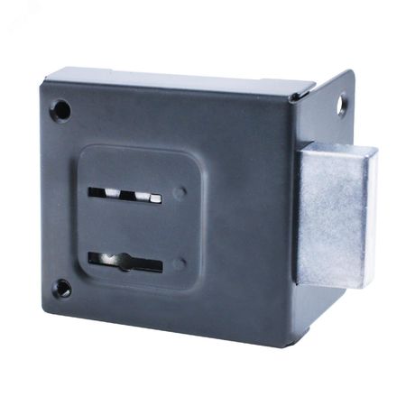 Замок накладной Птимаш ЗН4-1 черный - 12942 ПТК