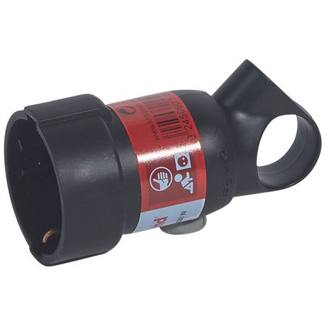 Розетка штепсельная Helium 16А с заземл. черн. кольцом Leg 050195 Legrand