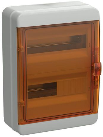 Корпус пластиковый навесной на 24 модулей КМПн-24 IP65 оранжевый прозрачная дверь TEKFOR | TF5-KP72-N-24-65-K03-K09 IEK