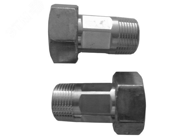 Комплект присоединительных патрубков для квартирного теплосчетчика Ду20 мм - 087G6072R Ридан