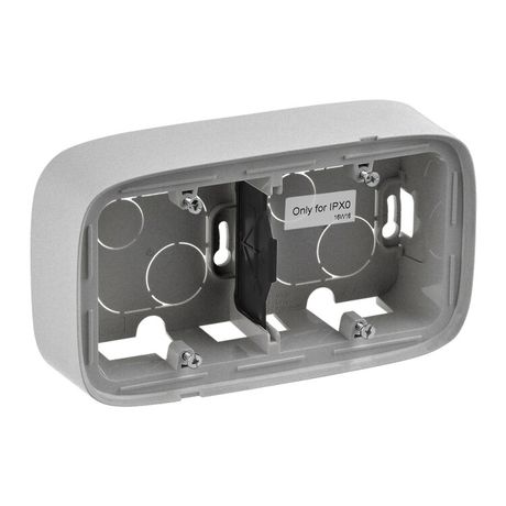 Коробка 2 поста Valena Allure для накладного монтажа алюм. Leg 755572 Legrand