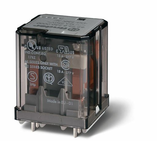 Силовое электромеханическое реле; монтаж на печатную плату; 3NO 16A; контакты AgCdO (зазор 3мм); катушка 12B DC | 622390120300 Finder 62.23.9.012.0300