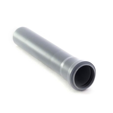 Труба ВК ПП 110х2.2 ПИАРКОМ сер. (дл.1м) RTP 11174