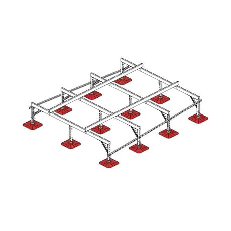 Конструкция опорная для установки оборудования TECHNORAPTOR FOOT 2500х3000 тип 2 KM-TR-F-SSEI-2500-3000-2 КМ TR0050 КМ-Профиль