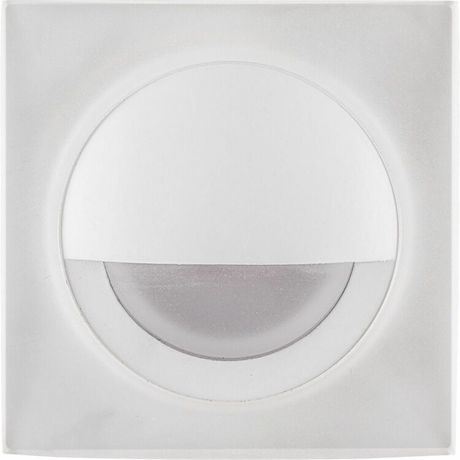 Светильник встраиваемый светодиодный для лестничной подсветки IP20 LN008, 3W, 210 Lm, 4000К, белый, квадрат | 32665 FERON