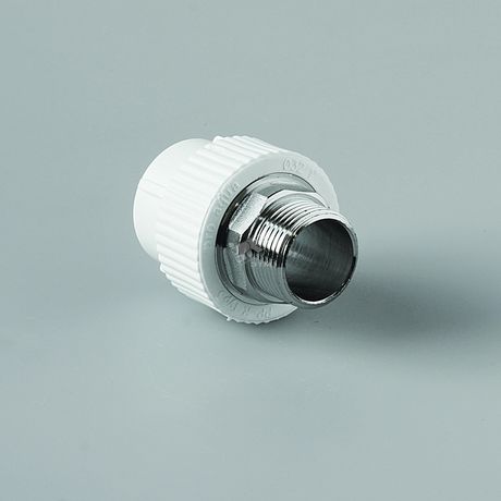 Переход 90 х 3' НР под ключ полипропиленовый PPR белый - PA23528 PRO AQUA