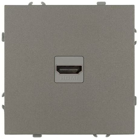Розетка HDMI СП 16А IP20 250В Galaxy титан MC Б0070800 MC арт. Б0070800